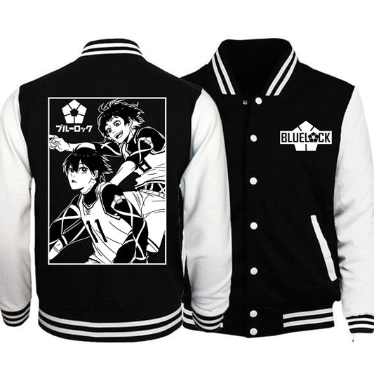 Blue Lock: Shidou Ryuusei Hoodie Baseball Uniform Jacket Women Men Baseball Jacket Hoodie Streetwear Harajuku