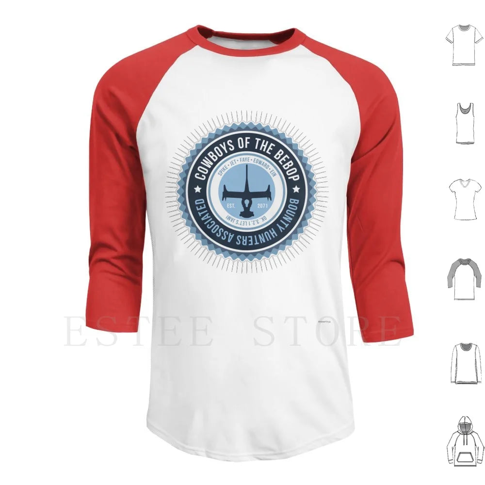Cowboy Bebop: Space Cowboy Hoodies Long Sleeve Anime Japan Spike Bebop Jet Faye Ein