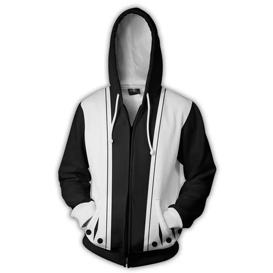 Bleach: Kenpachi Zaraki Kurosaki ichigo hoodie Sweatshirt Cosplay Costume coat Jumper Sweatshirt