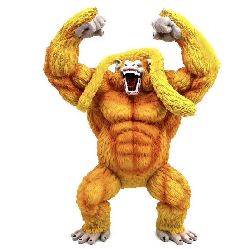 Dragon Ball: 40CM Anime Great Ape Figure Golden Great Ape Ozaru Vegeta PVC Action Figures Collection Model Toys for Children Gift