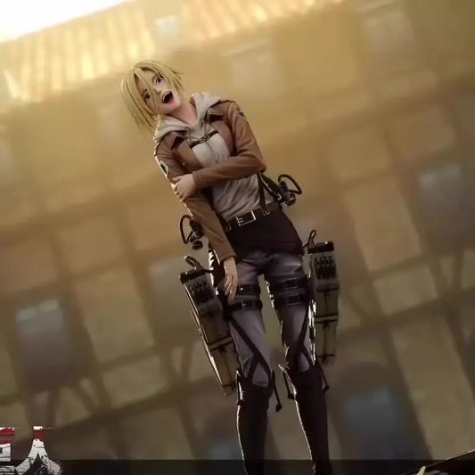 Attack On Titan:28cm Figures Annie Leonhart Figures Pvc Statue Collection Model Room Decoration Birthday Gift Toys