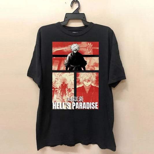 Hells Paradise: Lover Tshirt Year round clothing Oversized Unisex Streetwear high quality tee