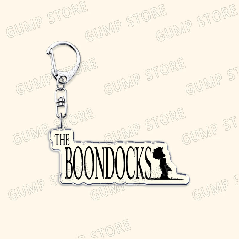 The Boondocks: Keychains for Accessories Bag Huey Riley Scarface Freeman Keyrings Jewelry Fans Gifts