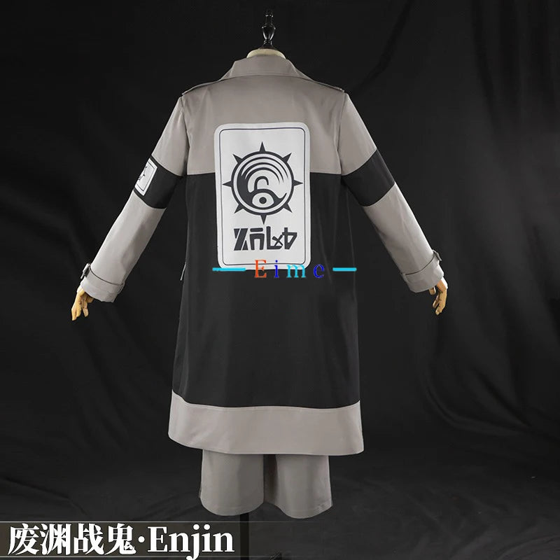 Gachiakuta: Enjin Cosplay Costume Cosplay Clothing Fancy Party Suit Coat Top Pants Halloween Carnival Uniforms Custom Made