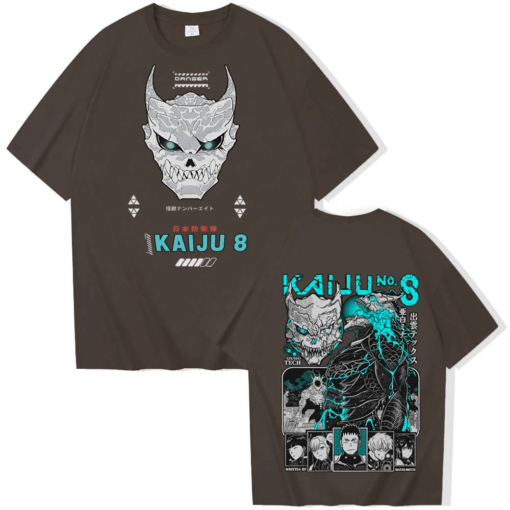 Kaiju No 8: T-shirt Harajuku O-neck Casual Shirt