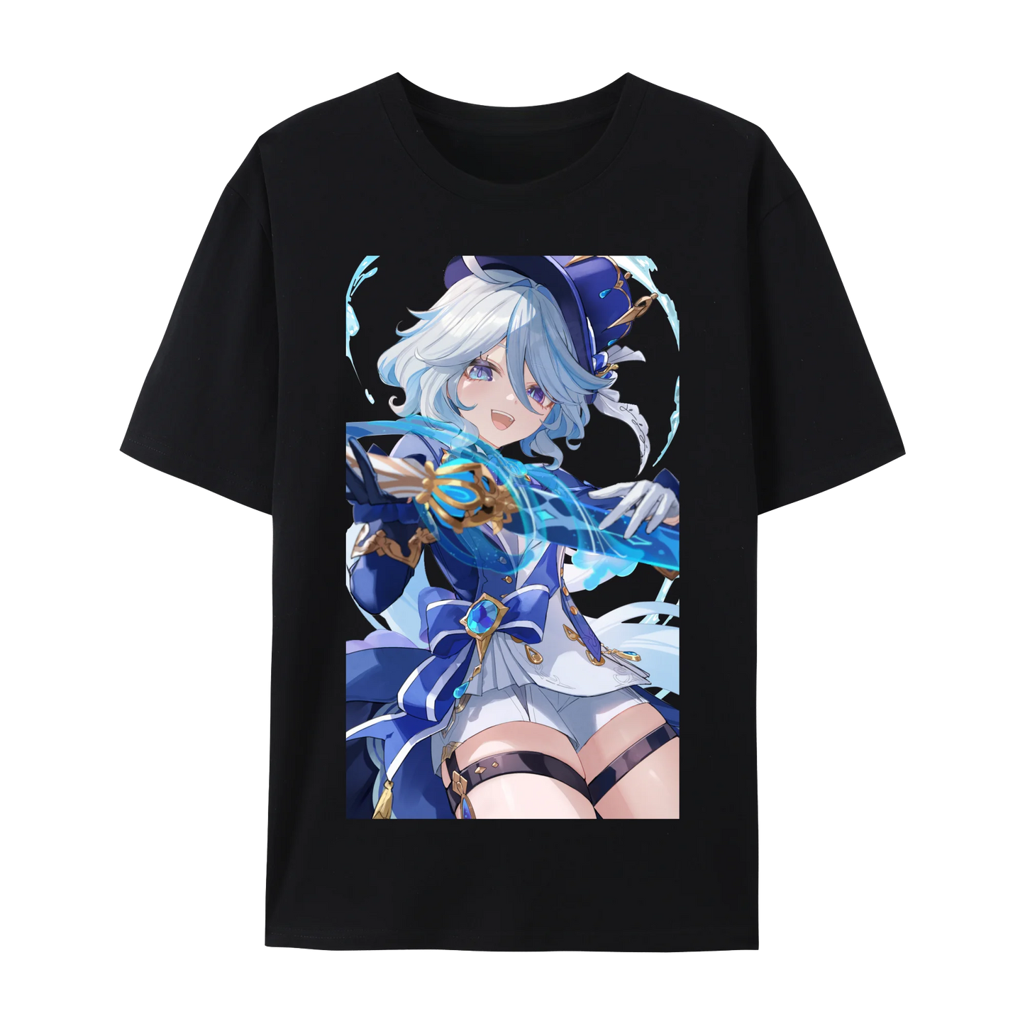 Genshin Impact: Furina Impression Unisex Short Sleeve Crewneck T-Shirt