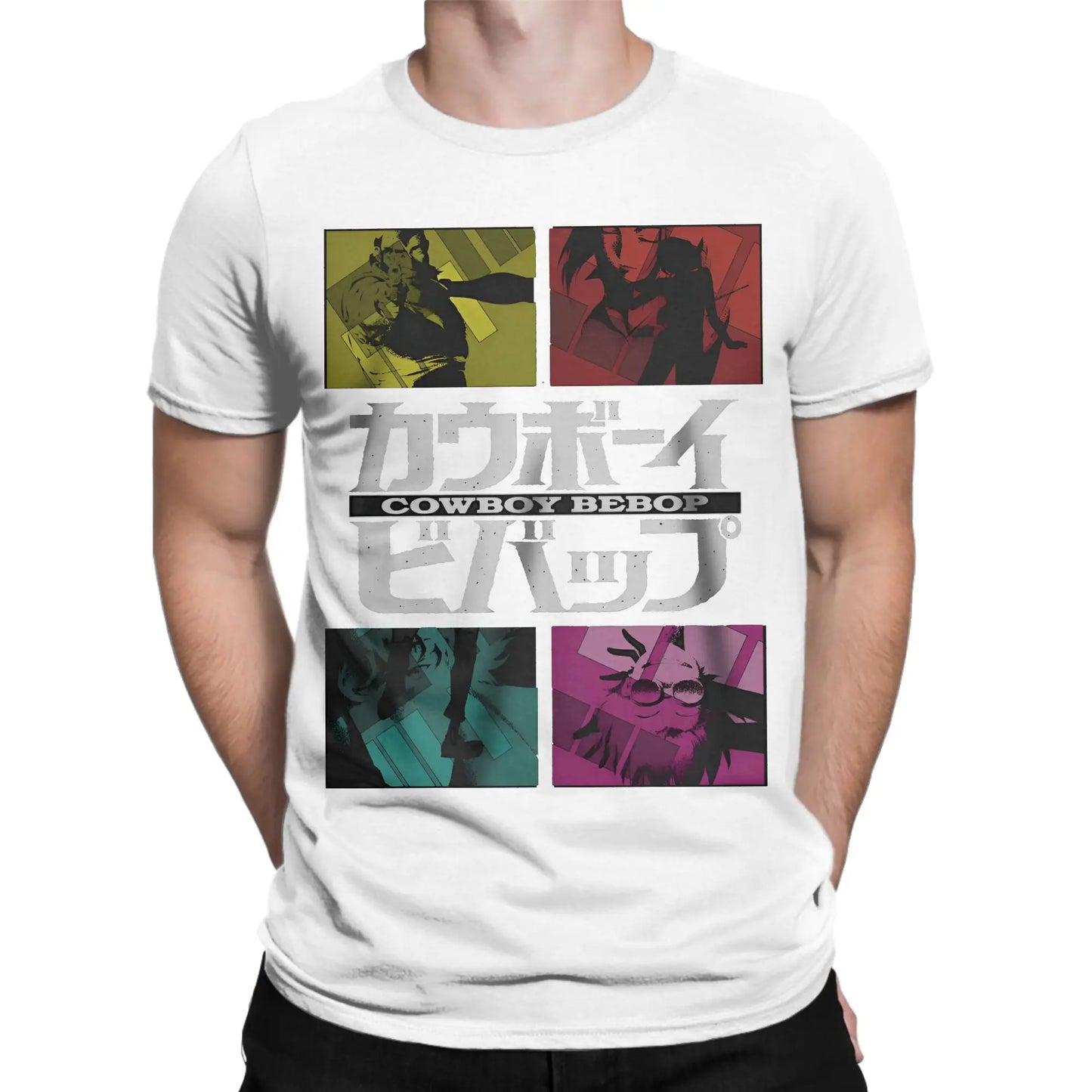Cowboys Bebop: Anime Accessories Unisex T Shirts 100% Cotton Tee Graphic Printed T-shirt Clothing