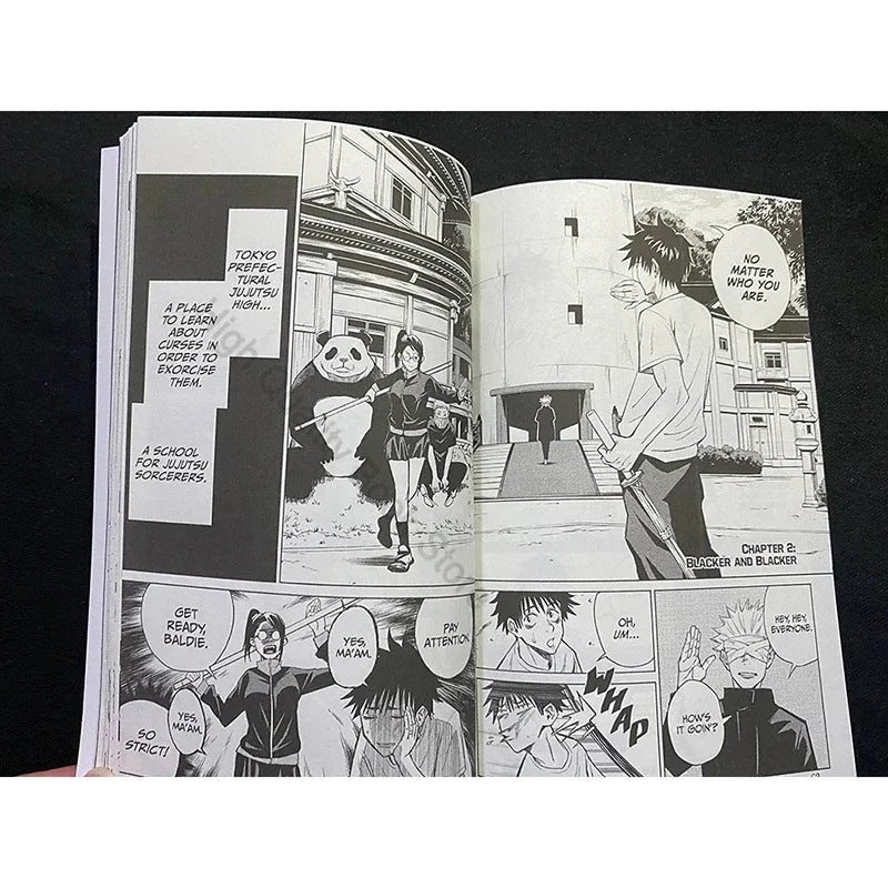 Manga Book 1 Volume Jujutsu Kaisen Japan Youth Teens Fantasy Science Mystery Suspense Manga Comic Book English