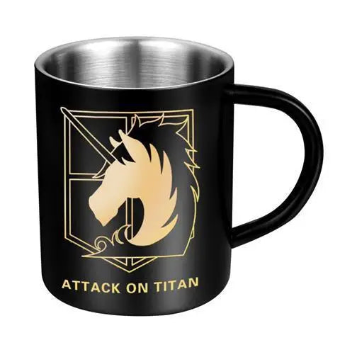 Attack on Titan: peripherals 304 stainless steel mug two-dimensional creative cartoon wings of freedom water cup gift