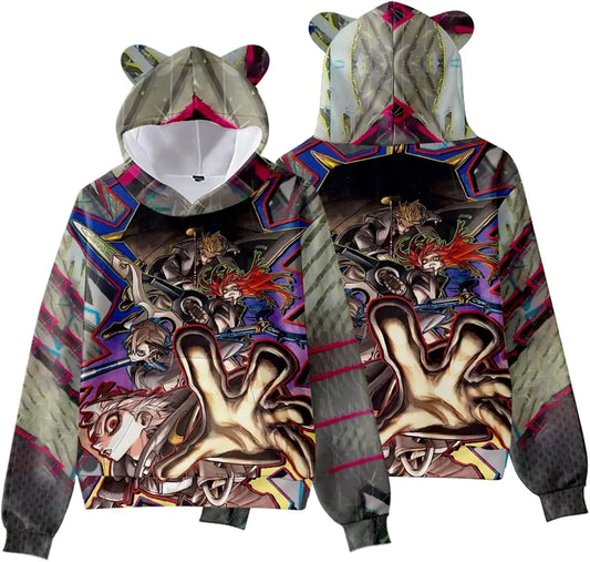 Gachiakuta: Hoodie Sweatshirt Sweater Costume Clothing Pullover Hooded with Ear Hat