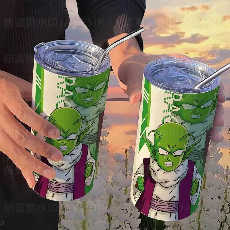 Dragon Ball: Creative Stainless Steel Insulated Cup Fashionable and High-Looking Straw Cup
