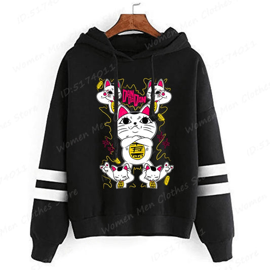 Dandadan: Okarun Hoodies Women Hooded Hoodie Funny Anime Print Sweatshirt Dandadan Graphic Casual Streetwear Hooded Pullovers