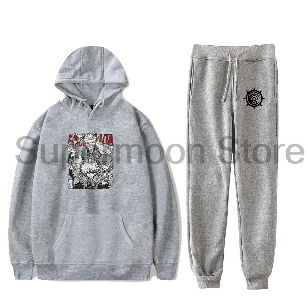 Gachiakuta: Hoodies Jogger Pants Two Piece Set Sweatshirts+Sweatpants Women Men Harajuku Outfit Sets