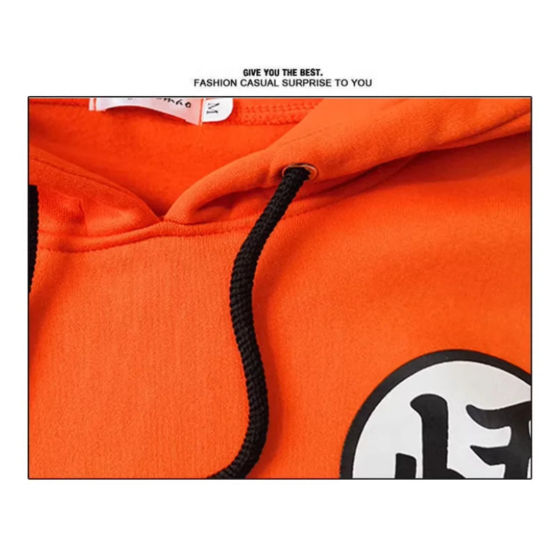 Anime Dragon Son Goku Cosplay Costumes Pullover Hoodie Casual Sweatshirt For Mens Women Fleece Hooded Outcoat Kakarotto Jacket