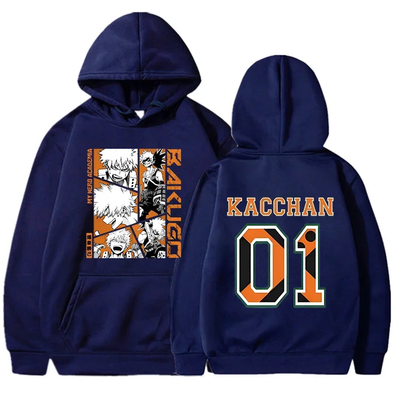 My Hero Academia: Bakugou Katsuki Print Hoodies Women Men Spring Autumn Fashion Pullovers Ladies Hooded Long Sleeve Sweatshirt