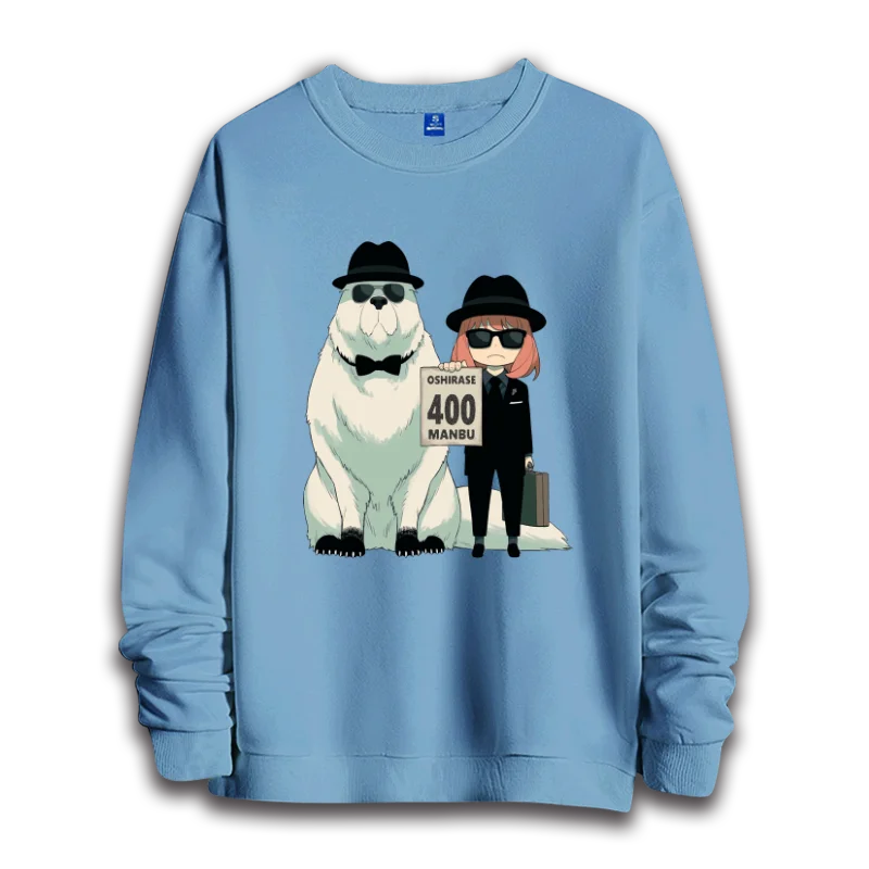 Spy x Family: anime sweatshirts women's round neck top couple round neck hoodie couple loose casual fashion