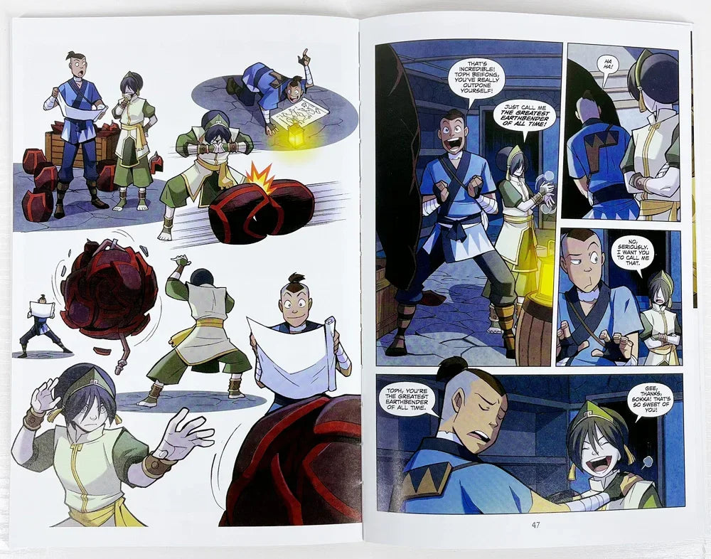 Avatar: The Last Airbender Season 1+ 2 English Picture Book American Comics Action Comedy Fantasy 18 Books