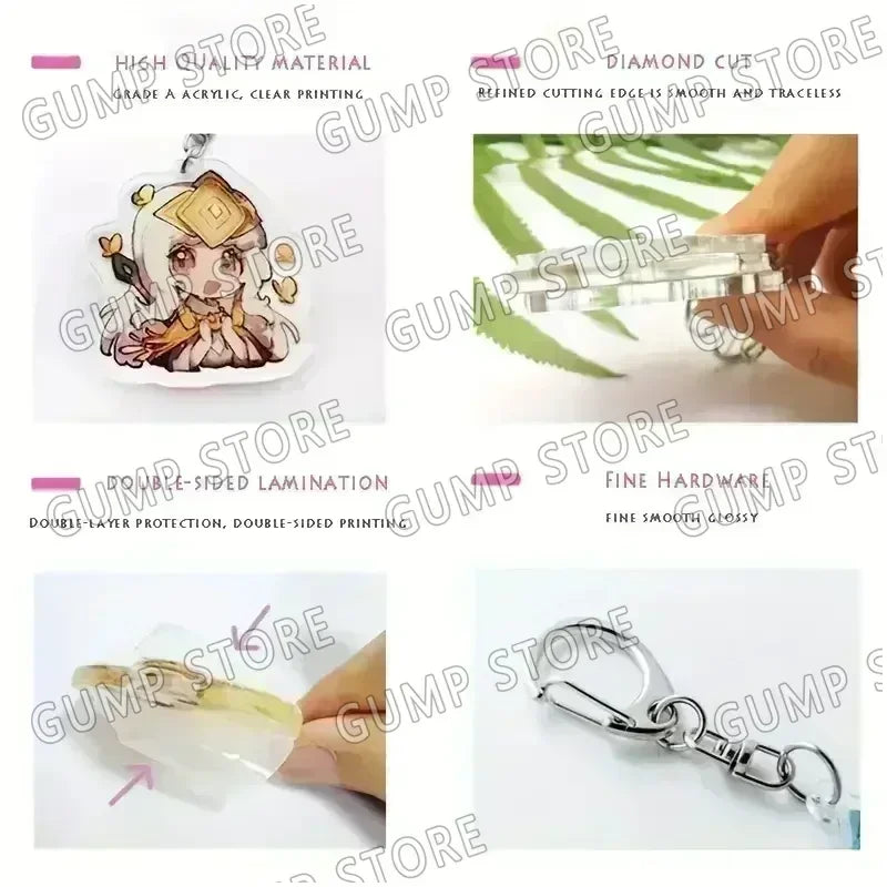 The Boondocks: Keychains for Accessories Bag Huey Riley Scarface Freeman Keyrings Jewelry Fans Gifts