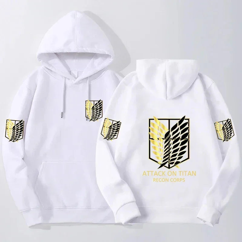 Attack On Titan: Printed Hoodie Sweatshirt Men's and Women's Hoodie Men's Tops Sports Hoodie Harajuku Y2K Hoodie