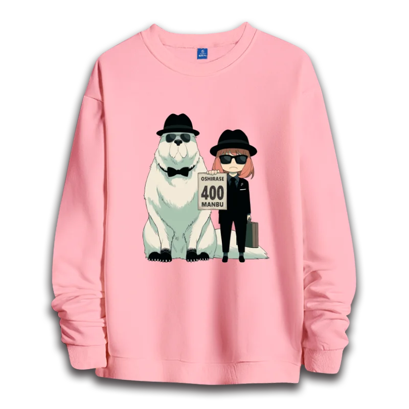 Spy x Family: anime sweatshirts women's round neck top couple round neck hoodie couple loose casual fashion