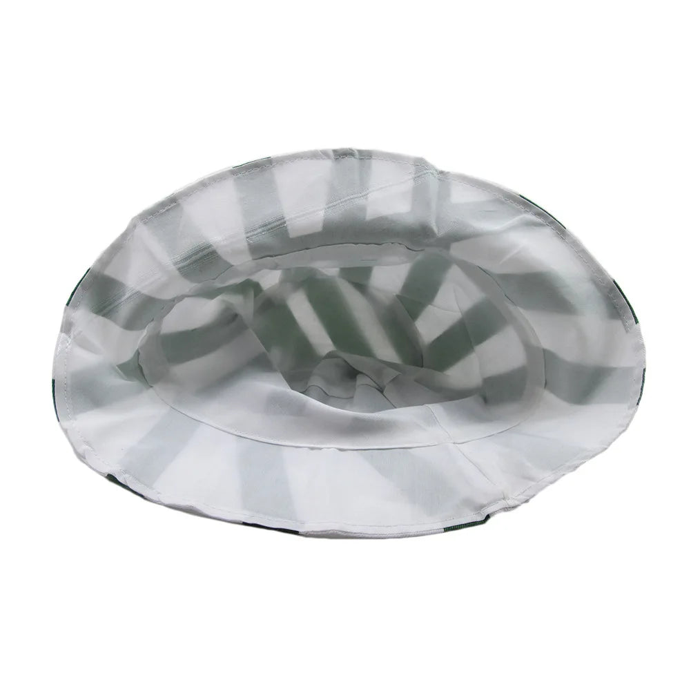 Bleach: Urahara Kisuke Cosplay Hat Green and White Stripe Cap Summer Cool Fisherman Hat