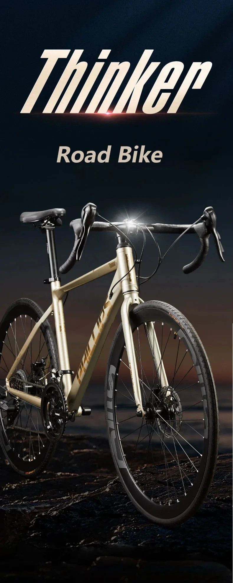 Yowamushi Pedal: 700c Aluminium Alloy Racing Road Bicycles Super light Gravel Road Bickes City Commuting Variable Speed Bicycle 27/30 Speed Bike