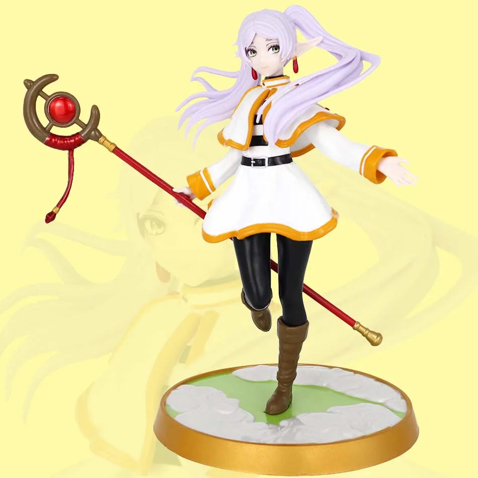 Frieren: 19cm Beyond Journey's End Frieren Anime Girl Figure Frieren Action Figure Sousou no Frieren Figurine Model Doll Toys