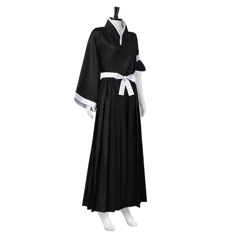 Bleach: Costume Kuchiki Rukia Cosplay Rukia Kuchiki Wigs and Kimono Uniform Sets Die Pa Clothes