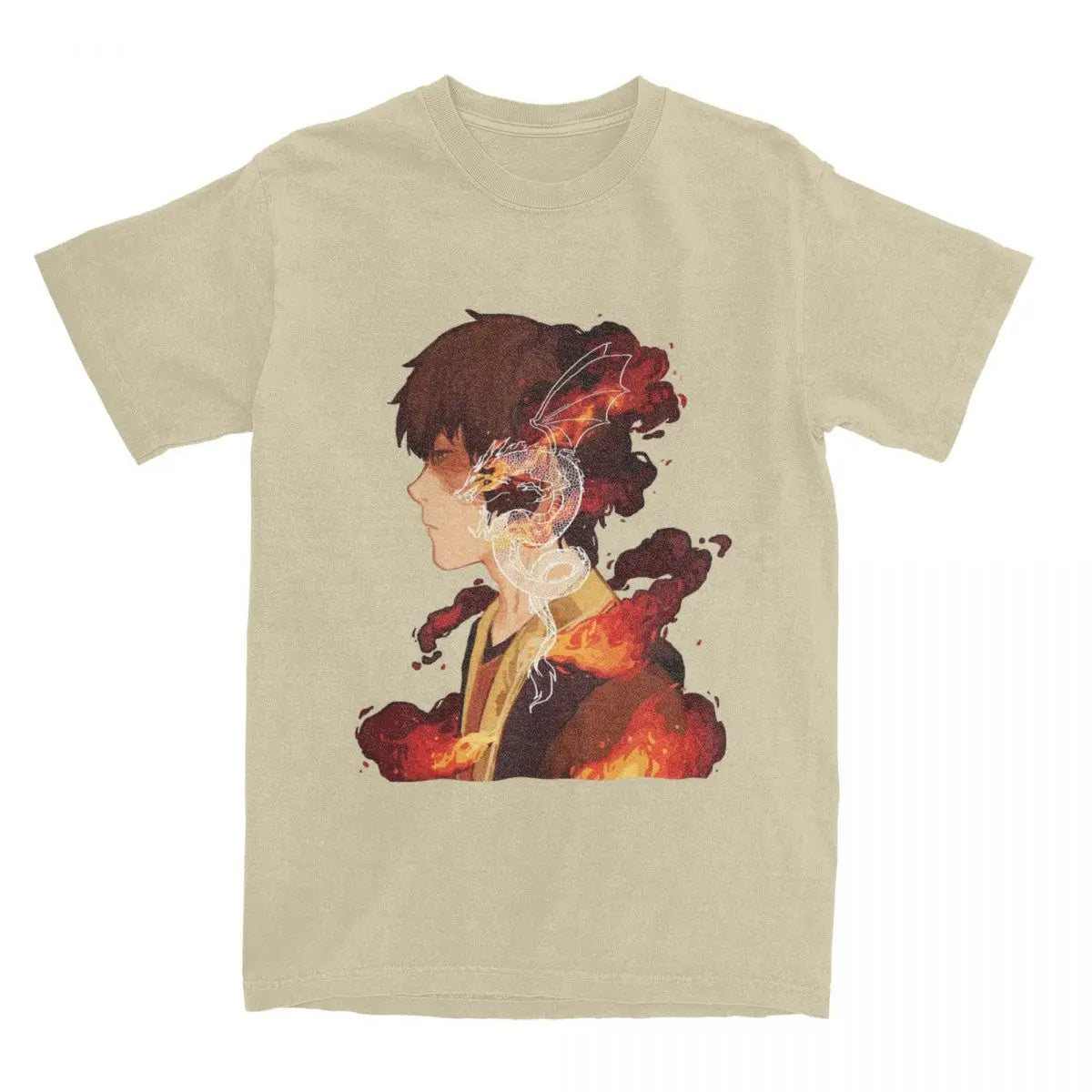 Avatar The Last Airbender: Zuko T-Shirt Men 100%Cotton Short Sleeve Round Neck Summer Tops