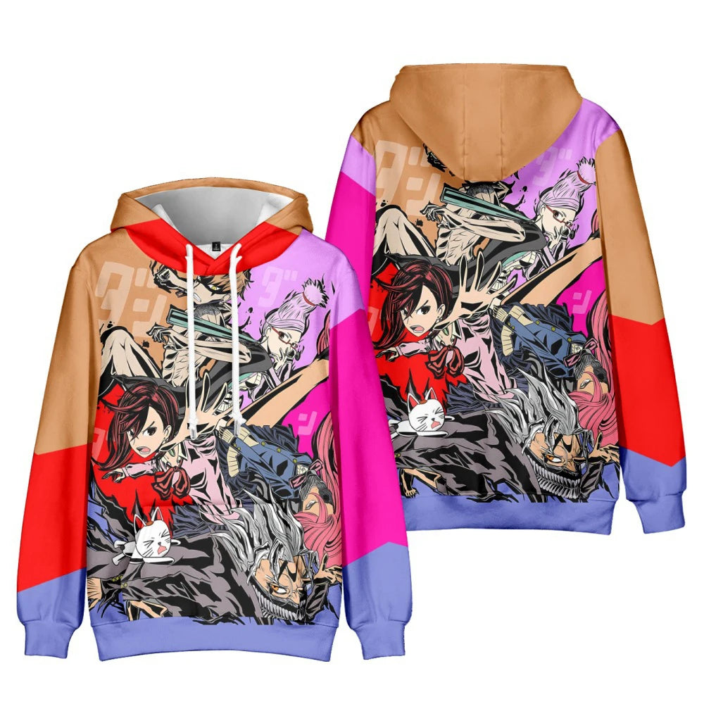 Dandadan: 3D Print Hoodies Men Women Hoody Oversized Hooded Sweatshirts Harajuku Tracksuits Pullover Tops Coat Man Clothing
