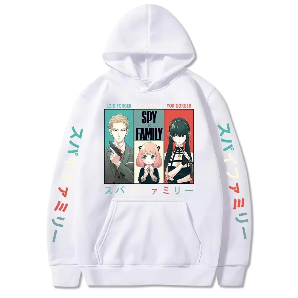 Spy x Family: Hoodie Fashion Hooded Sweatshirts Women Clothes Girls Casual Hoody Anya Forger Pullovers Anime Cartoon Print Tops