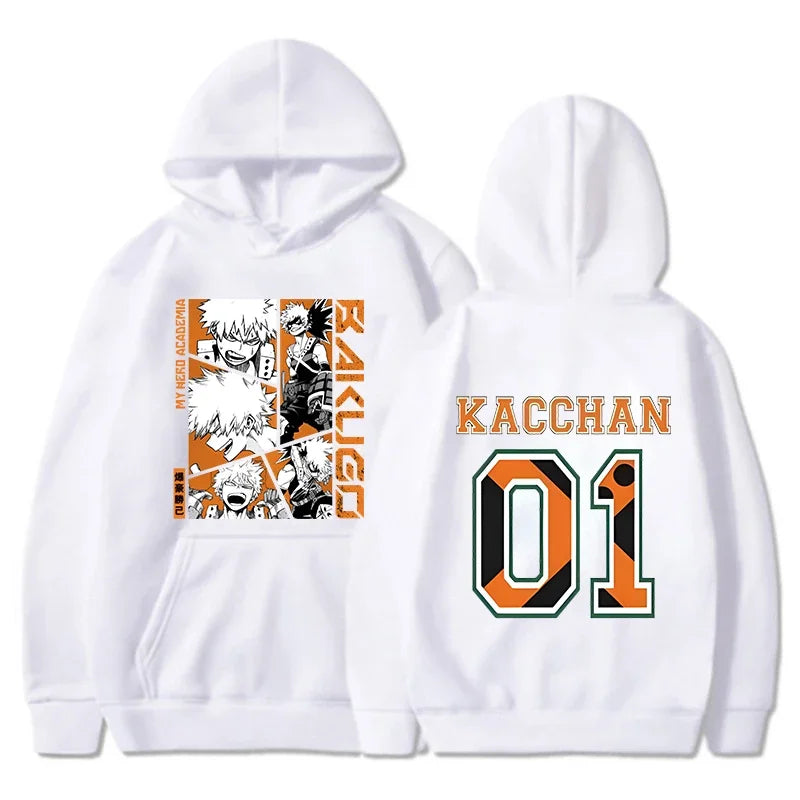 My Hero Academia: Bakugou Katsuki Print Hoodies Women Men Spring Autumn Fashion Pullovers Ladies Hooded Long Sleeve Sweatshirt