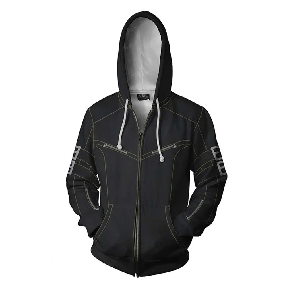 Jujutsu Kaisen: 3D Hoodie Sweatshirts Jujutsu Kaisen Satoru Gojo Itadori Yuji Fushiguro Megumi Cosplay Men Coat Outfit
