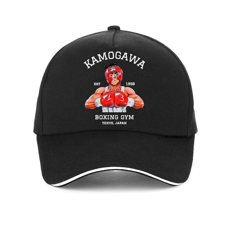 Hajime no Ippo: Vintage Baseball cap Cotton Men Summer Trucker hat Anime Kamogawa Boxing Gym hats Makunouchi Takamura