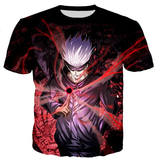 Jujutsu Kaisen: Satoru Gojo T Shirt Men/women 3D Print T-shirt Casual Harajuku Style Shirts Streetwear Tops Dropshipping Clothing