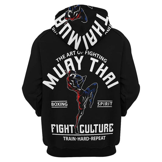 I.L.F.A.: New Pop 3D Muay Thai Boxer Baki style Printing Hoodies For Men Kids Fashion Sports Pullovers Fitness Gym Boxing Sweatshirts Harajuku Hoodie