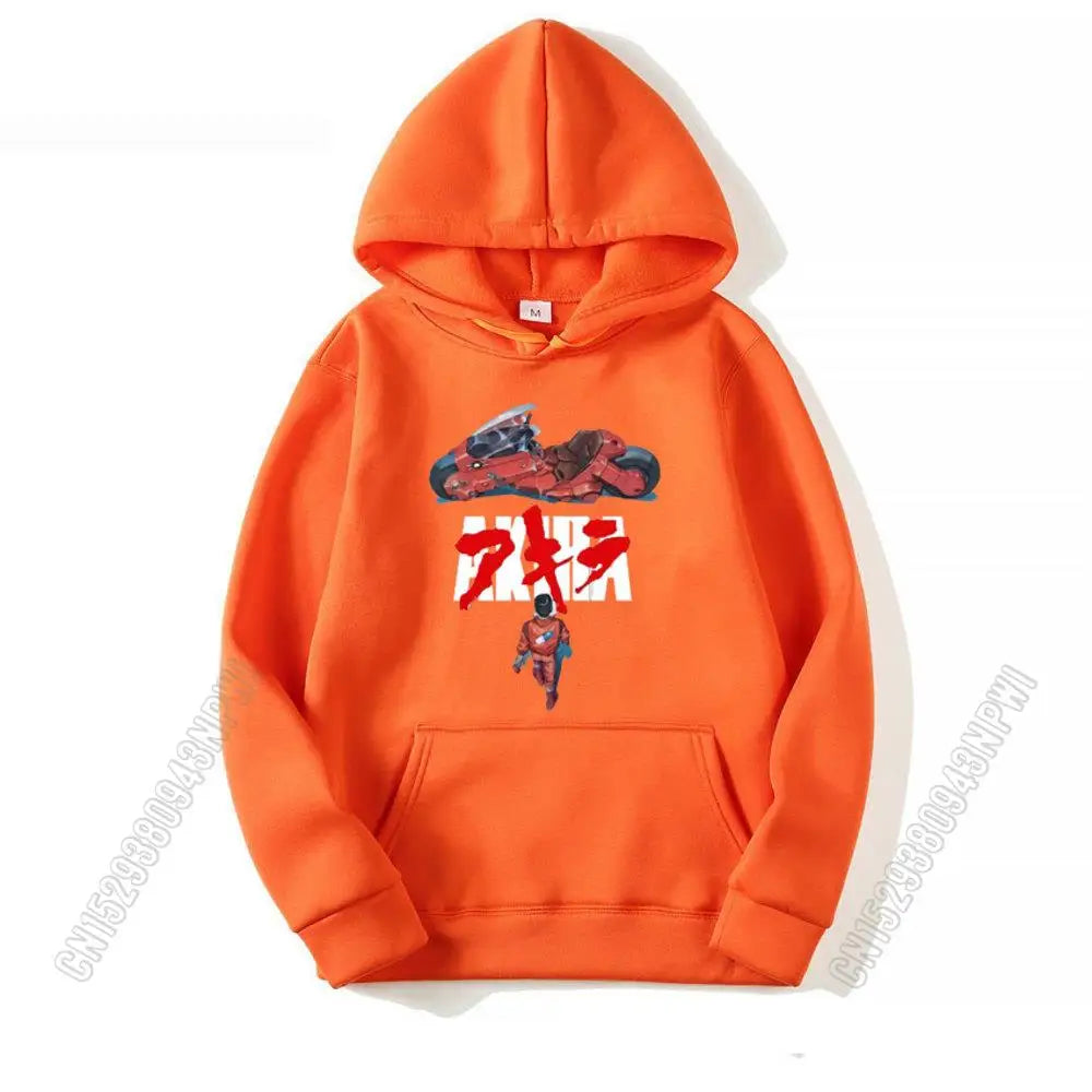 Akira: Synthwave Hoodie Sweatshirt 100% Hoodies Loose Fitness Style Hoody