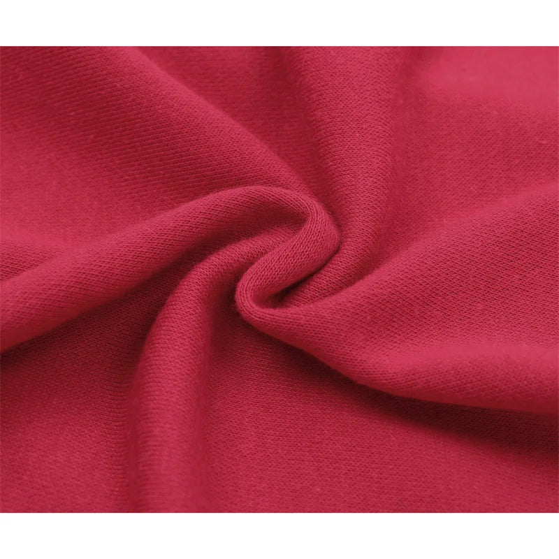 One Piece: DAZCOS Luffy Red Hoodie Polyester Luffy Printed Hoodie Cosplay Men Red Hoodie Pullover Costume with Pocket Daily Casual Wear