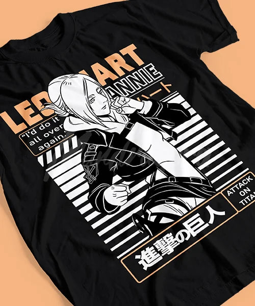 Attack on Titan: T Shirt unisex Attack on Titan Annie Leonhart Batalla Final
