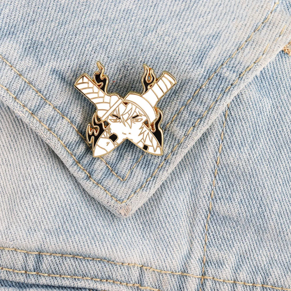 Vinland Saga: Thorfinn Karlsefni Dagger Badge Enamel Pin Adventure Jewelry