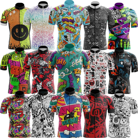 Yowamushi Pedal: Team Men Cycling Jersey MTB Maillot Bike Shirt Downhill Jersey High Quality Pro Team Tricota Mountain Bicycle Clothing