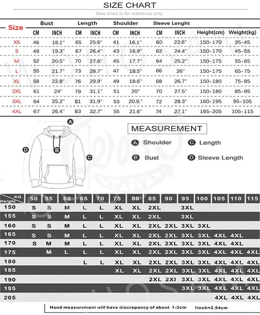 Solo Leveling: Hoodies Oversized Streetwear Long Sleeves Korean Style Popular Classic Simple