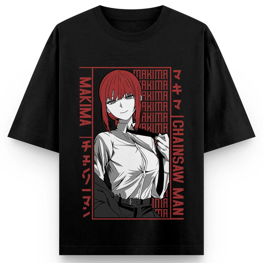 Chainsaw Man: Makima Graphic Print Cotton T Shirts for Men Women 2025 Summer Anime Streetwear Short Sleeve Tees Casual T-shirt