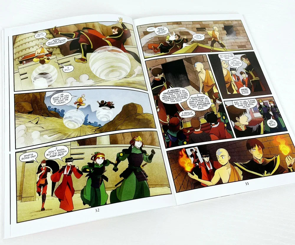Avatar: The Last Airbender Season 1+ 2 English Picture Book American Comics Action Comedy Fantasy 18 Books