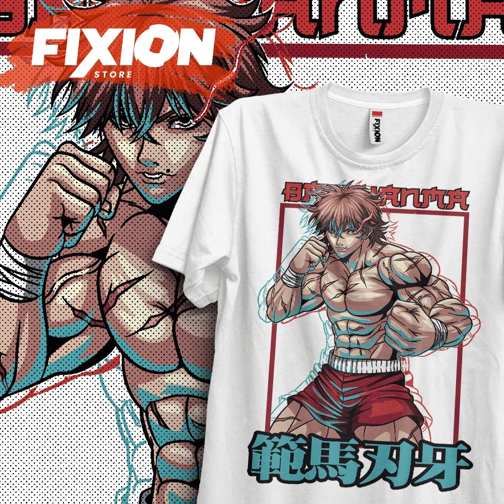 Baki: Hanma E Anime T Shirt Manga Gift For Anime Lover All Size Cotton