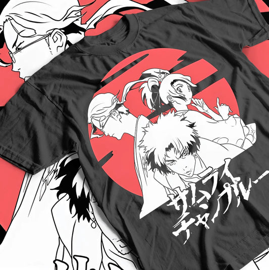 Samurai Champloo: Shirt Sword Graveyard Anime T-Shirt Walk Mugen Jin Fuu Kasumi