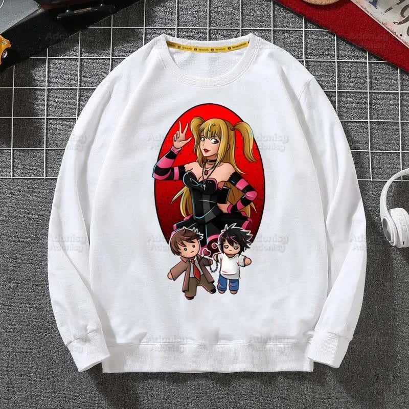 Death Note: L Ryuk Sweatshirts Harajuku Men's Ryuuku Animation Collectable Casual Clothes