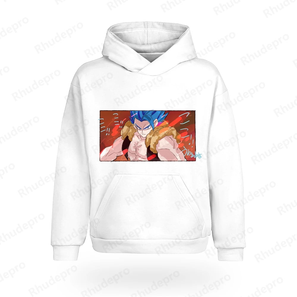 Dragon Ball: Oversized Men's Hoodie Clothing Hip Hop 5XL Goku Harajuku Style Tshirts Anime Vegeta Tops Streetwear Trend