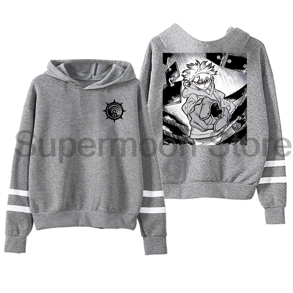 Gachiakuta: Rudo Merch Hoodie Pocketless Parallel Bars Sleeve Streetwear Women Men Hooded Sweatshirts