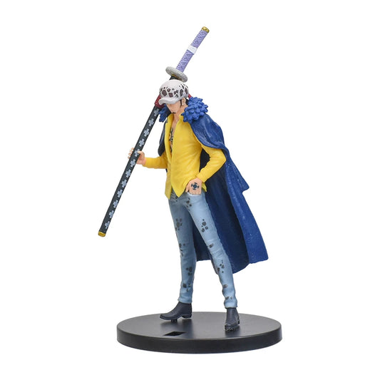 One PieceHot 18cm/7.1nch Anime Figure DXF Wano Country Trafalgar Law PVC Collection Model Dolls Toy For Gift 18cm: